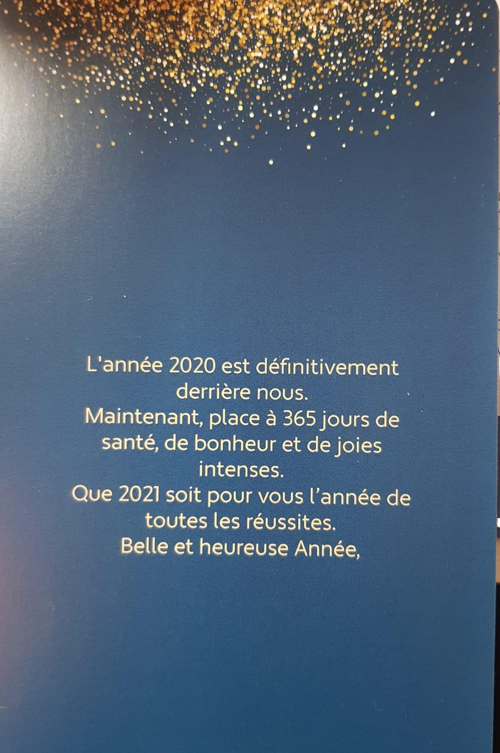 Meilleurs vœux 2021 2